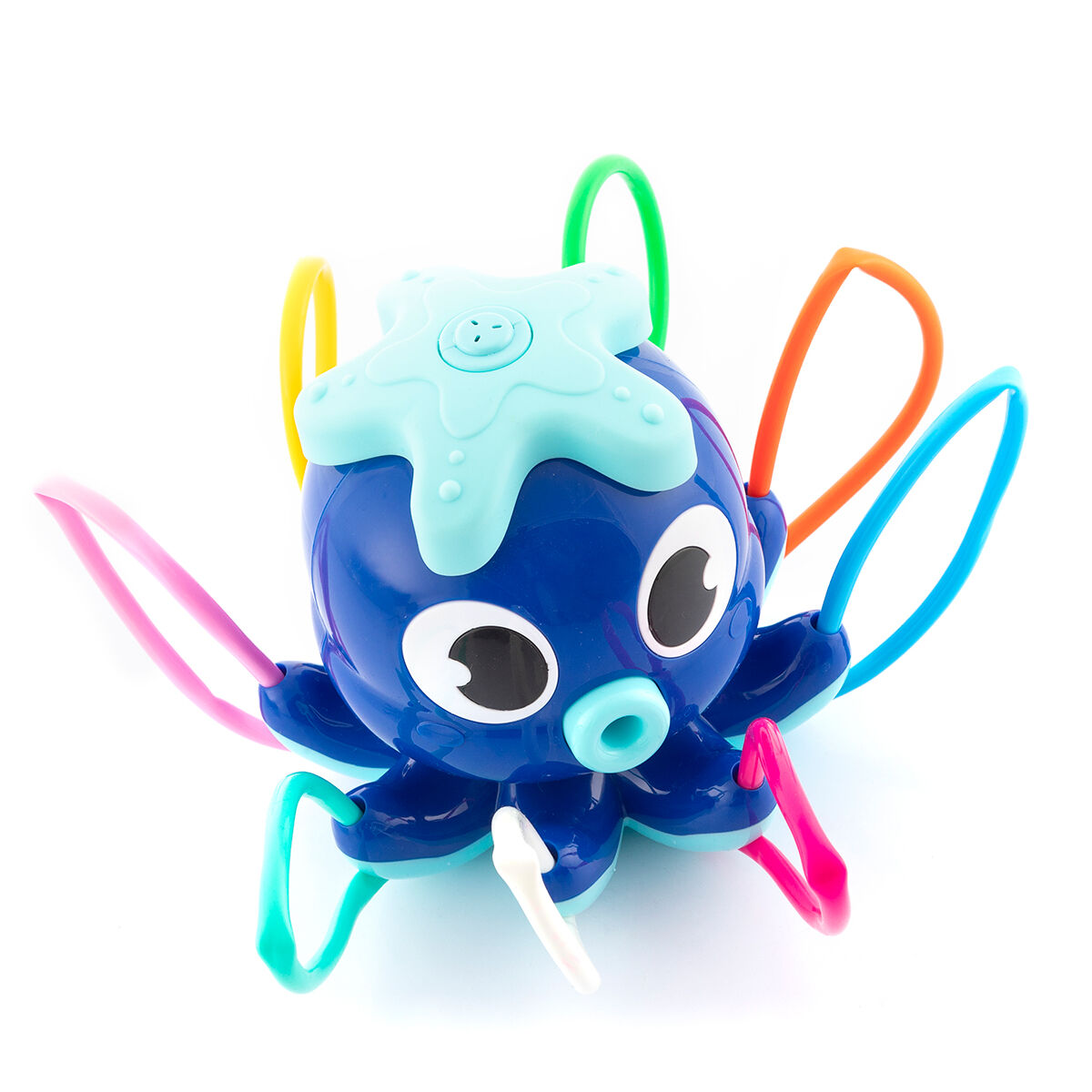 Octodrop Wassersprinkler-Spielzeug von InnovaGoods im Garten – Verpackung
