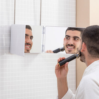 SelfKut Badezimmerspiegel von InnovaGoods mit LED-Licht und 360°-Sicht – Verpackung