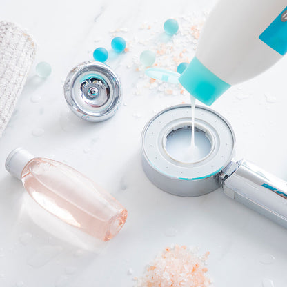 3-in-1-Duschkopf mit Spender Xawara von InnovaGoods – Seitenansicht