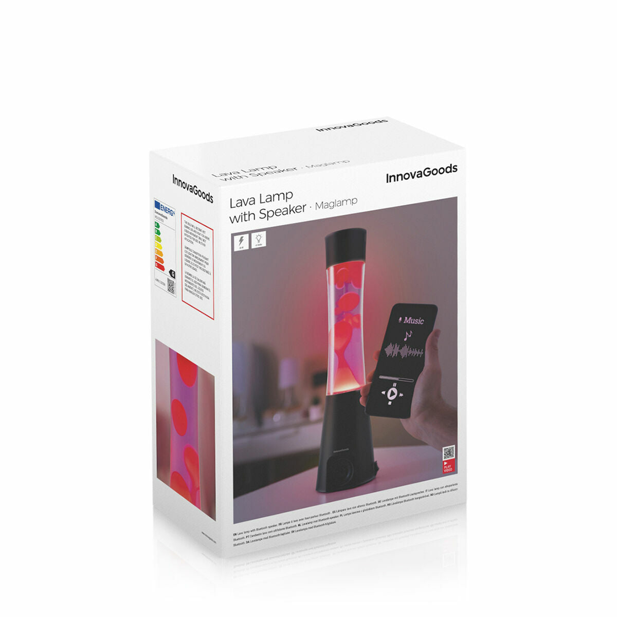 Lavalampe mit Bluetooth-Lautsprecher Maglamp von InnovaGoods im Retro-Design – Ansicht 7