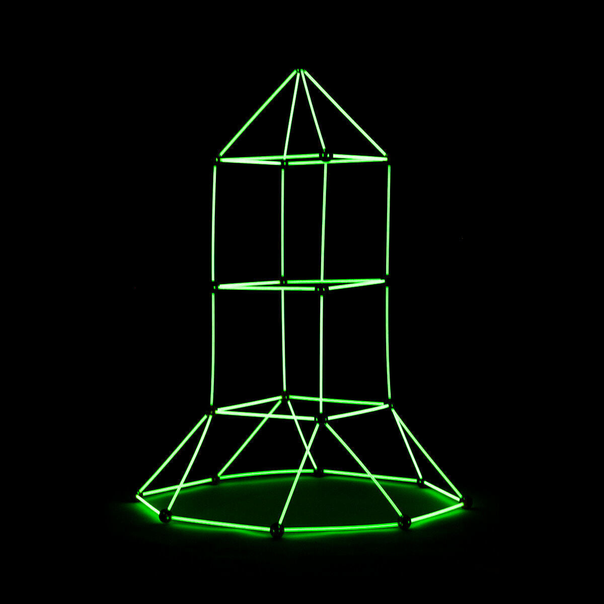 InnovaGoods Builkitt Kinder-Baukasten mit 155 Teilen und fluoreszierenden Stäben – Ansicht 7