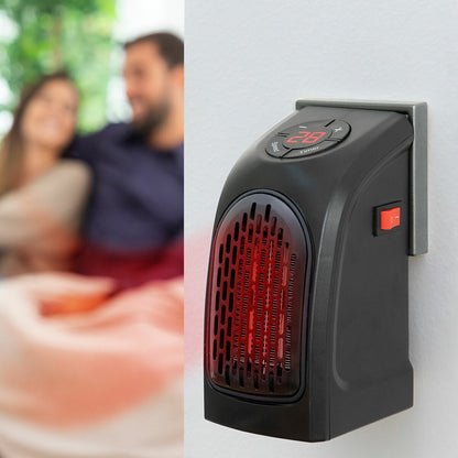 Tragbare Mini-Heizung Heatpod InnovaGoods 400 W schwarz – Produktansicht