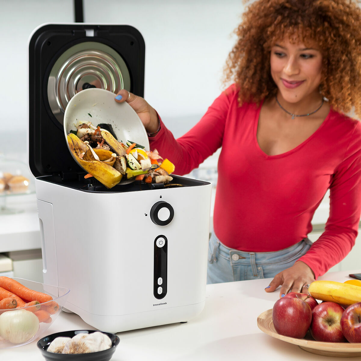 Elektrischer Küchenkomposter Ewooster InnovaGoods 3 l – Produktansicht