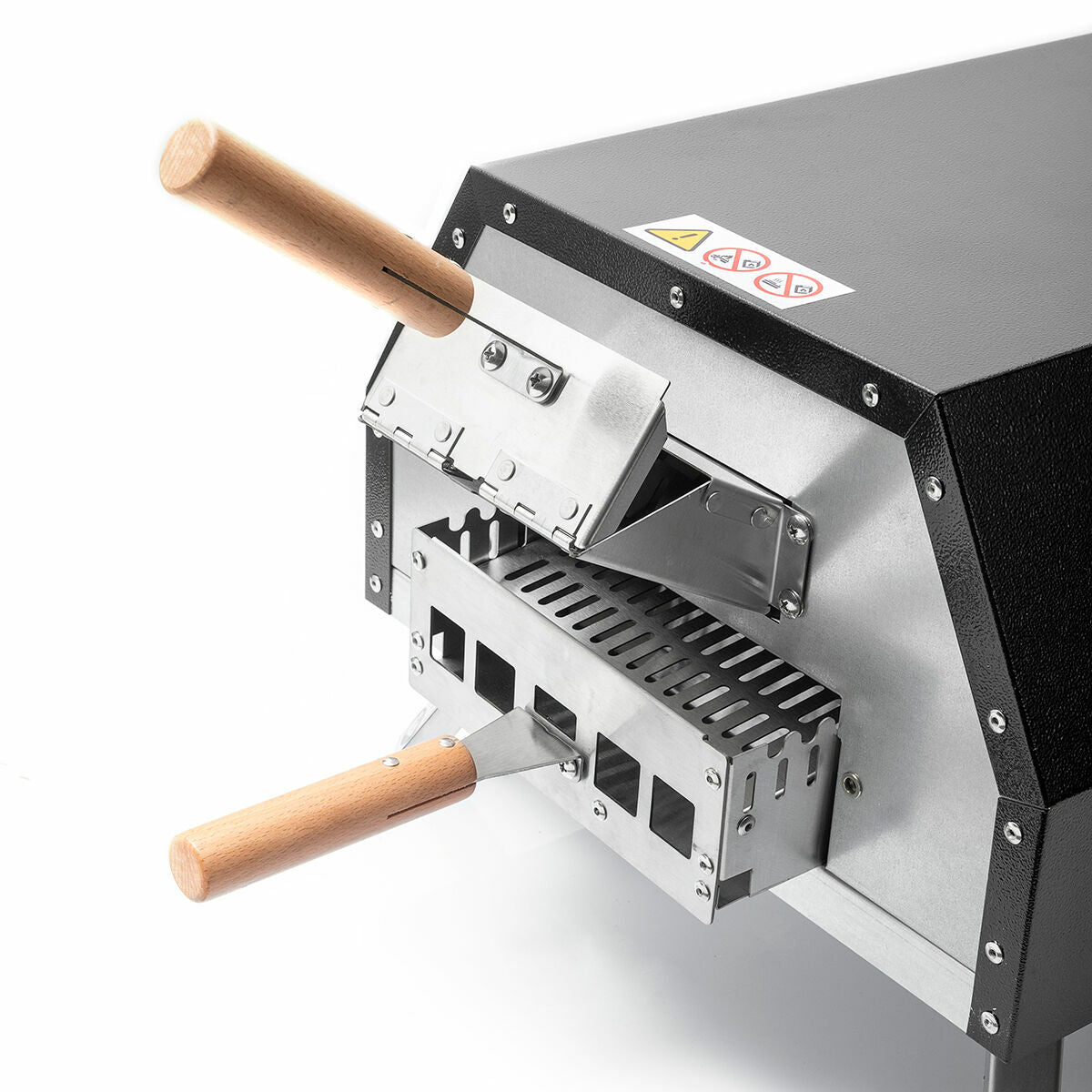 InnovaGoods Pelletofen Pizzahven für Pizza mit Zubehör und Pizzastein – Detailansicht