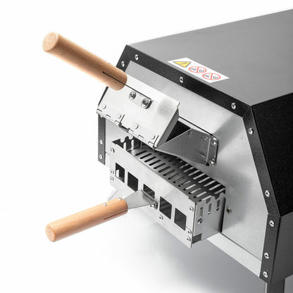 InnovaGoods Pelletofen Pizzahven für Pizza mit Zubehör und Pizzastein – Detailansicht
