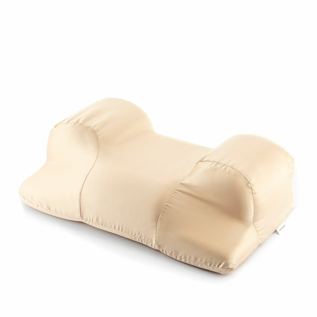 Anti-Falten-Nackenkissen Youthlow mit Satinbezug von InnovaGoods in Beige – Rückansicht