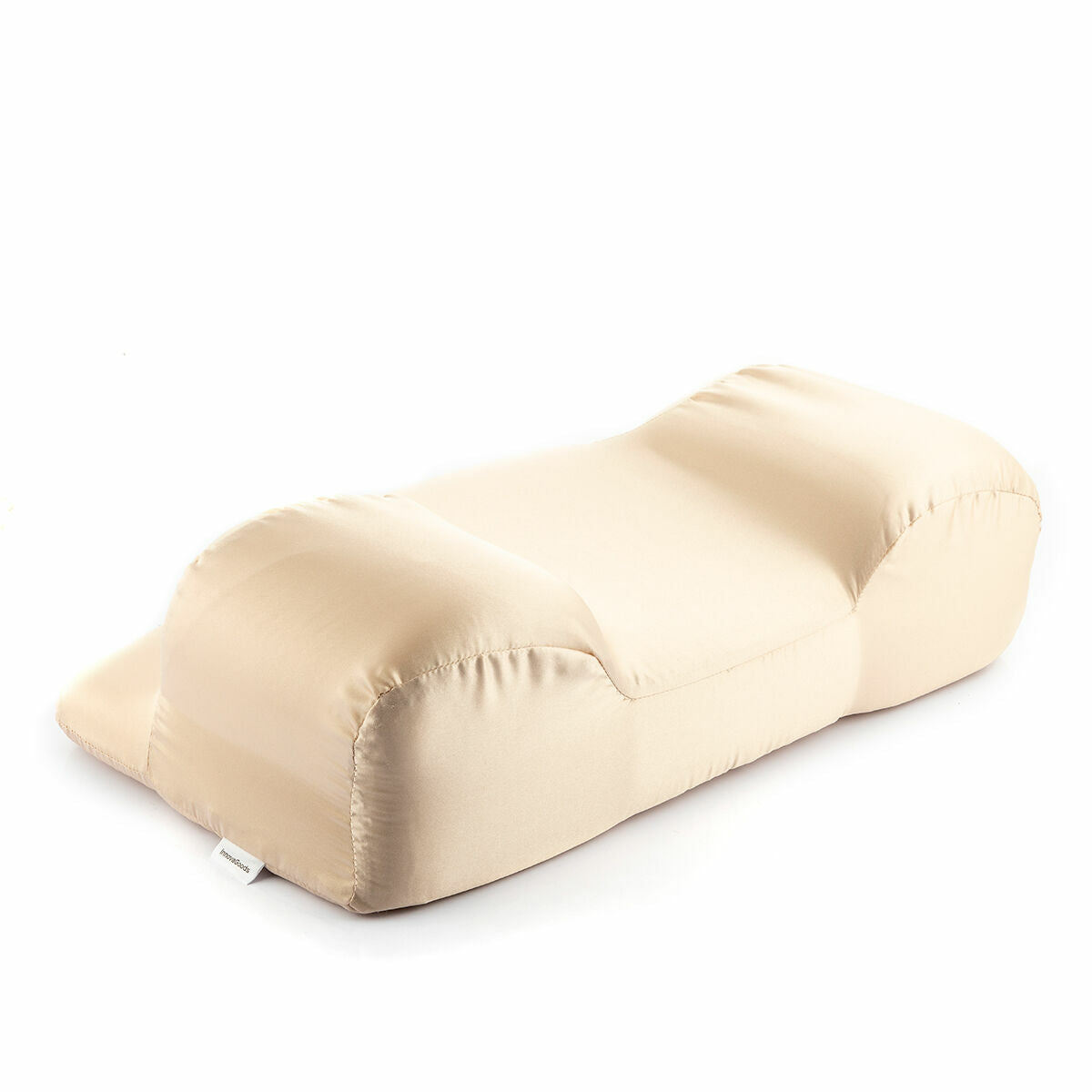 Anti-Falten-Nackenkissen Youthlow mit Satinbezug von InnovaGoods in Beige – Seitenansicht