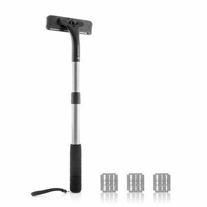 InnovaGoods Extaver Körperrasierer mit ausziehbarem Aluminiumgriff – Detailansicht