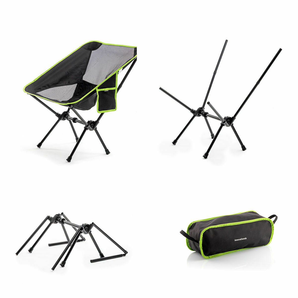 Camping-Klappstuhl mit Tragetasche – Folstul von InnovaGoods – Verpackung