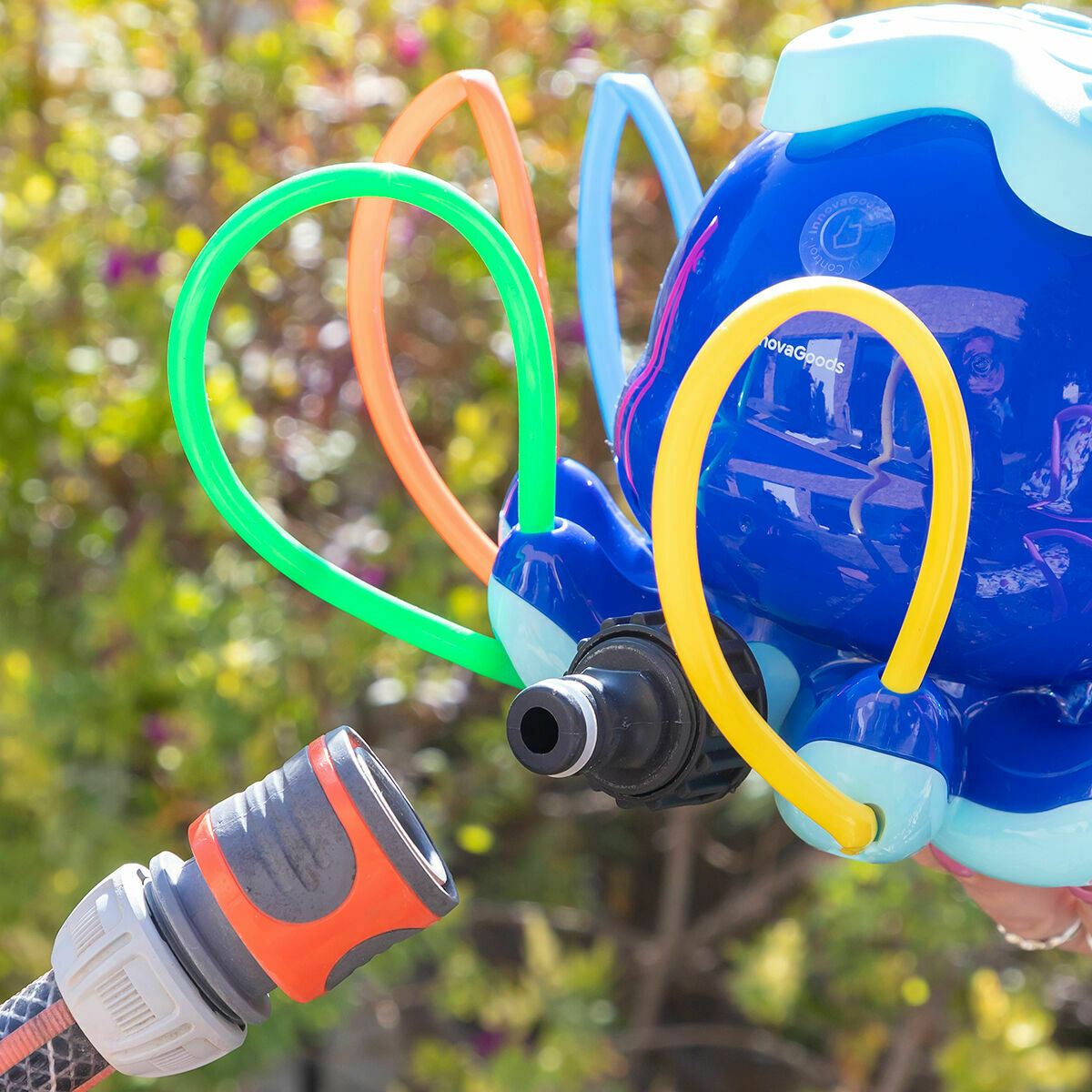 InnovaGoods aufblasbarer Bumper-Bubble-Ball mit Wassersprinkler – Ansicht 7
