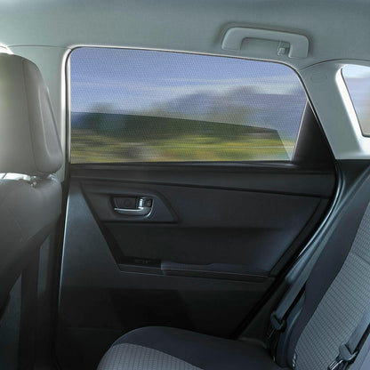 InnovaGoods Sonnenschutzgitter für das Auto, 4 Stück, schwarz – Verpackung