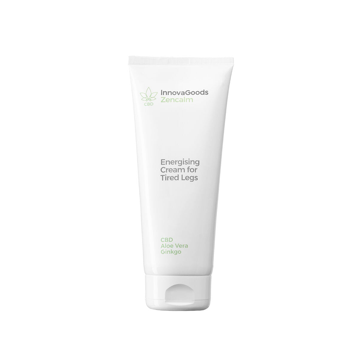 InnovaGoods Set mit CBD-Beincreme und schwarzen Kompressionssocken – Anwendungsansicht