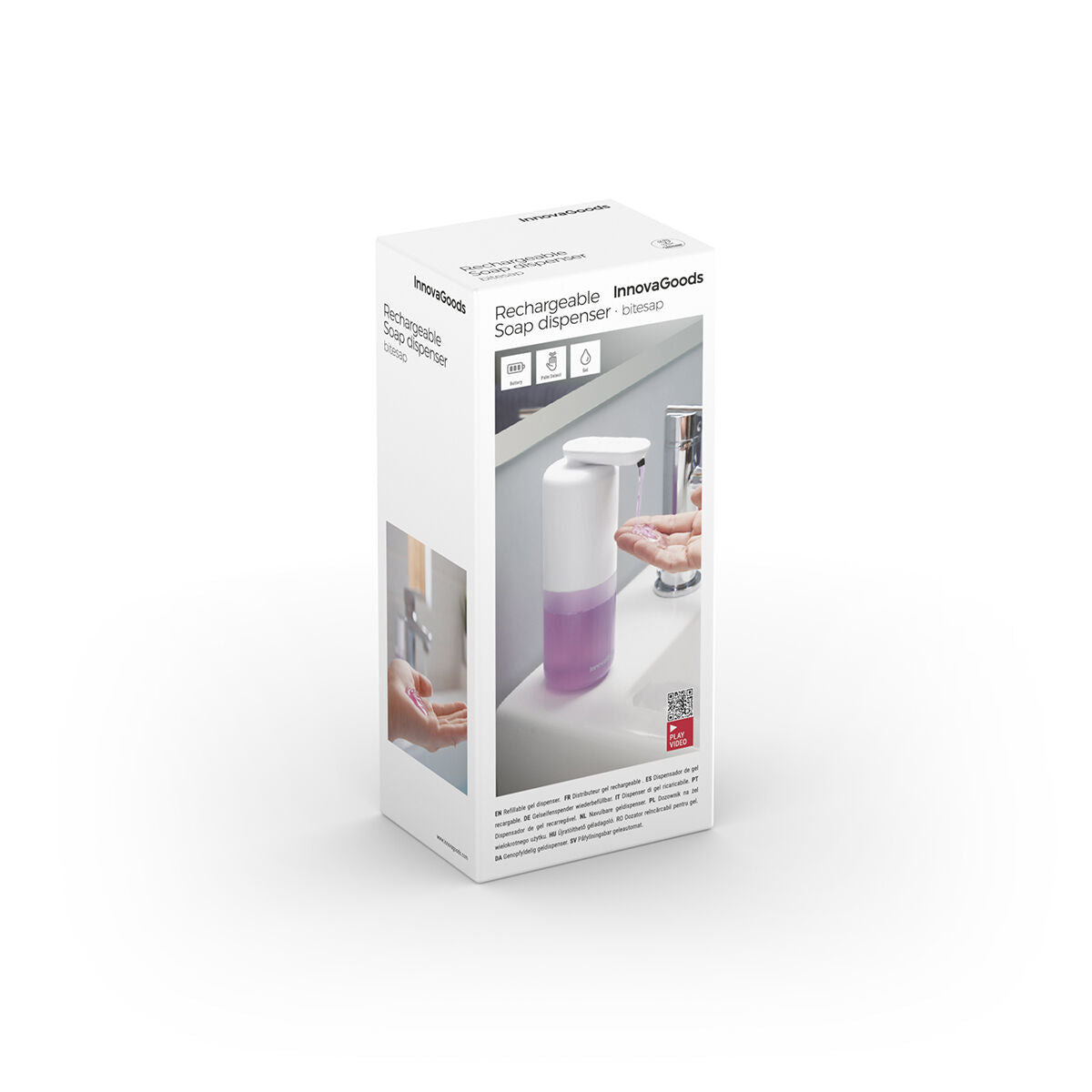 Set Zahnpasta Spender mit Bürstenhalter & Nachfüllbarer Seifenspender InnovaGoods