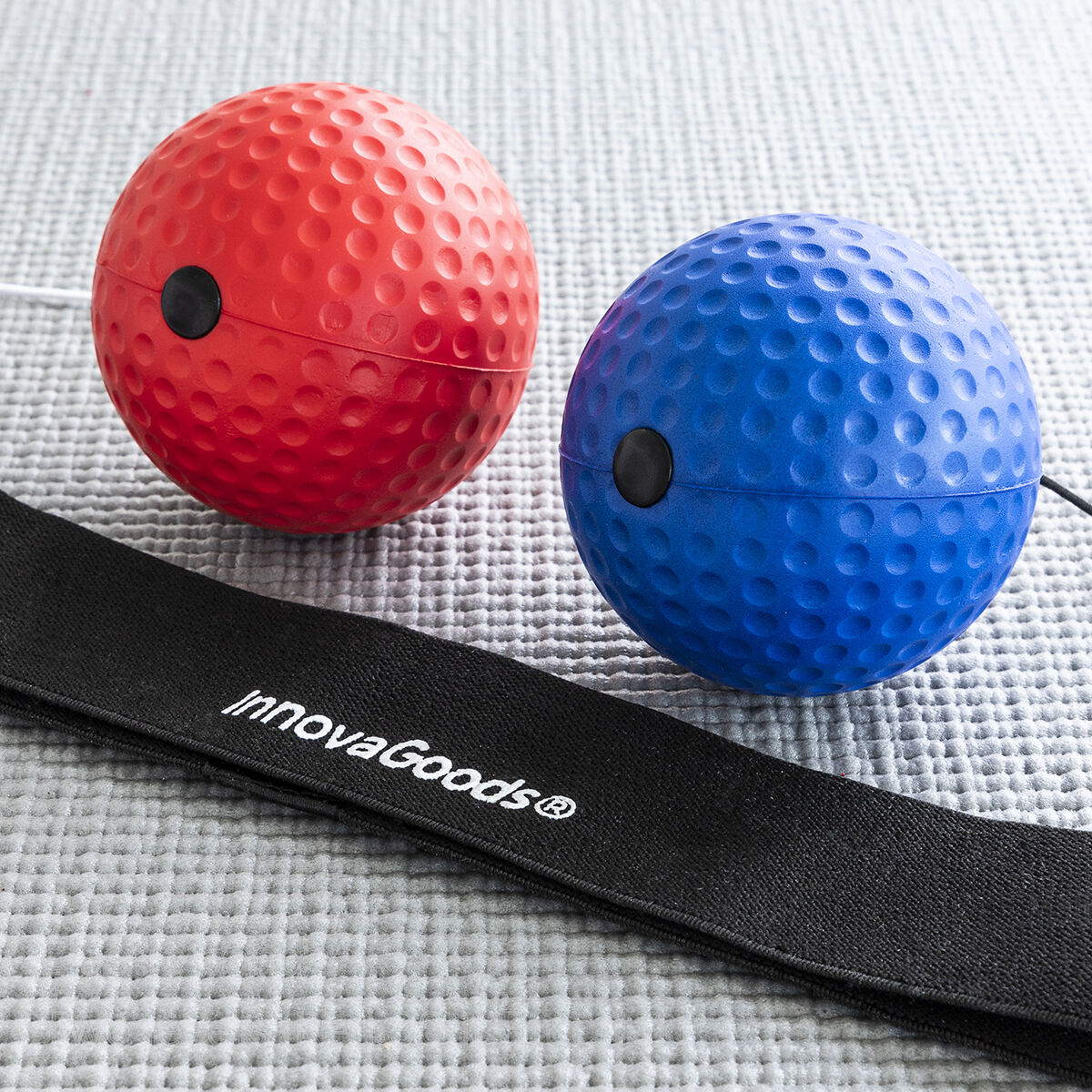 InnovaGoods Trainings- und Reflexball-Set mit wiederaufladbarer Musik-Boxmaschine – Anwendungsansicht
