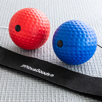 InnovaGoods Trainings- und Reflexball-Set mit wiederaufladbarer Musik-Boxmaschine – Anwendungsansicht