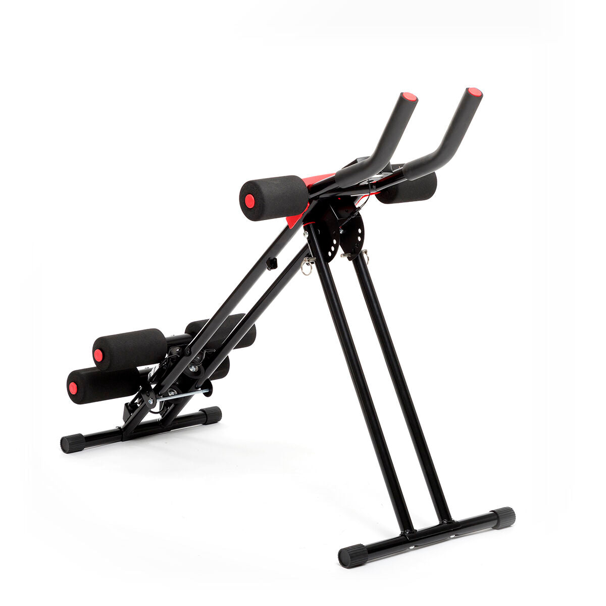 InnovaGoods Bauchmuskeltrainer-Set mit klappbarem Bauchtrainer und Widerstandsbändern – Detailansicht