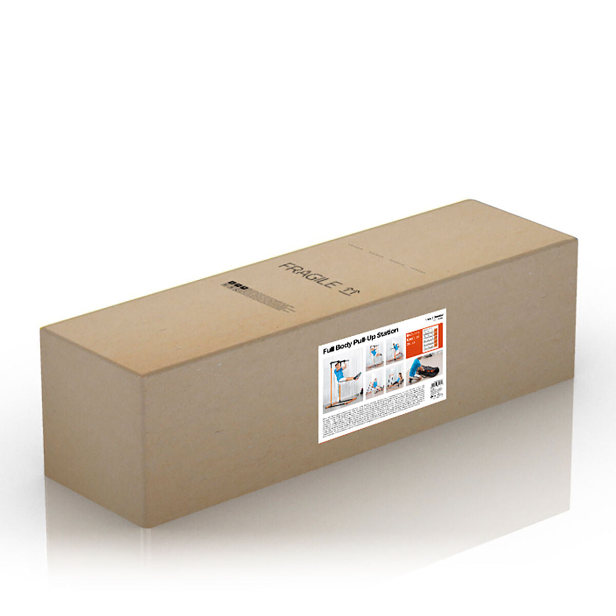 Klimmzugstation mit Taillengurt und Trainingsguide von InnovaGoods – Rückansicht