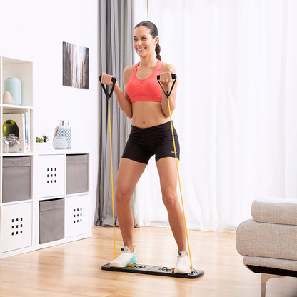 Liegestützbrett mit Widerstandsbändern und Sauna-Sportweste von InnovaGoods – Ansicht 8