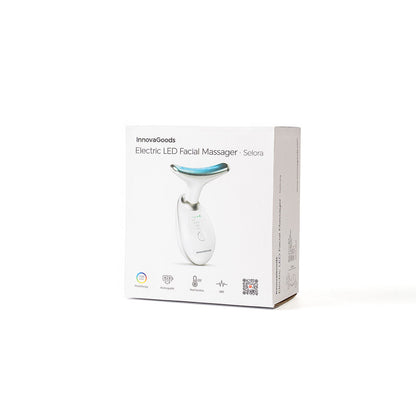 Pack straffendes LED-EMS-Wärme-Gesichtsmassagegerät und Rice Joyboost Gesichtsserum 30 ml InnovaGoods