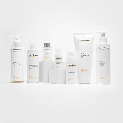 Pack Gesichtsmassagegerät, Gesichtsserum Rice Joyboost 30 ml und Gesichtscreme Rice Joycare 50 ml InnovaGoods
