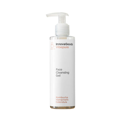 Set Gesichtsreinigungsgerät gegen Unreinheiten wiederaufladbar + Kombucha Gel 200 ml InnovaGoods