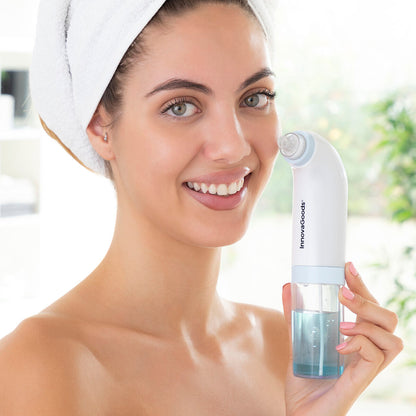 Set Gesichtsreinigungsgerät gegen Unreinheiten wiederaufladbar+Gesichtsreiniger Rice Joypure 200 ml InnovaGoods