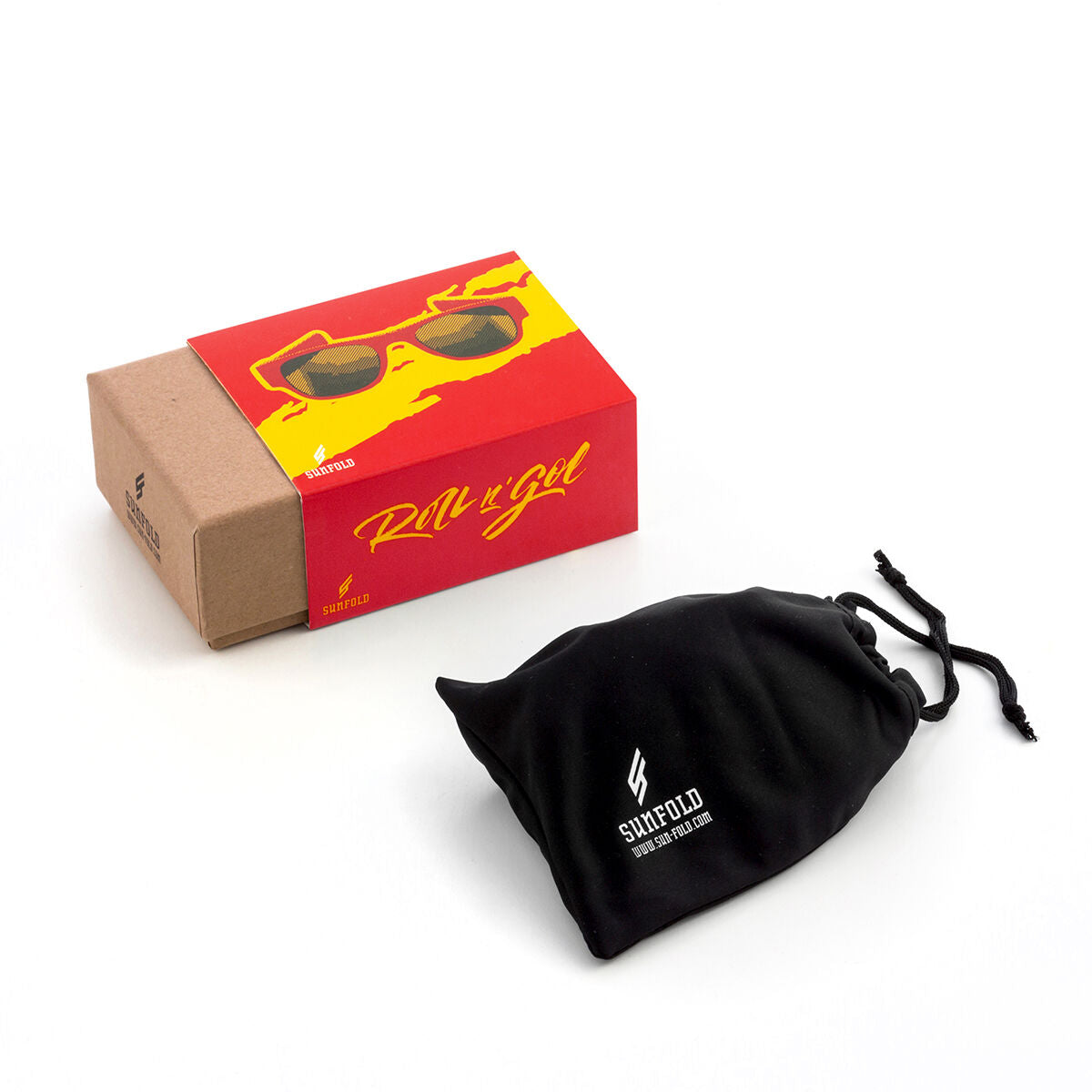 Set Bier-Spender mit Kühlung InnovaGoods und 2 faltbare Sonnenbrillen Sunfold Spain Red