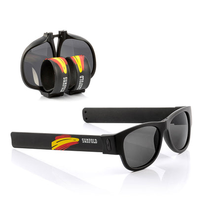 Pack Bierspender mit Kühlung InnovaGoods und 2 Roll-Sonnenbrillen Sunfold Spain Black