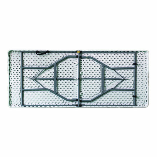 Marbueno Klappbarer Tisch Resina Weiß 180X74X74 cm Catering, Strand & Camping 10528