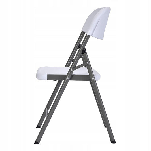 Marbueno Klappstuhl Resina Weiß 44x53x83 cm Catering, Strand und Camping 10531
