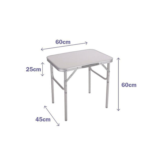 Table Klapptisch Marbueno Weiß 60 x 60 x 45 cm