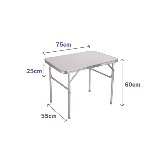 Table Klapptisch Marbueno Weiß 75 x 60 x 55 cm