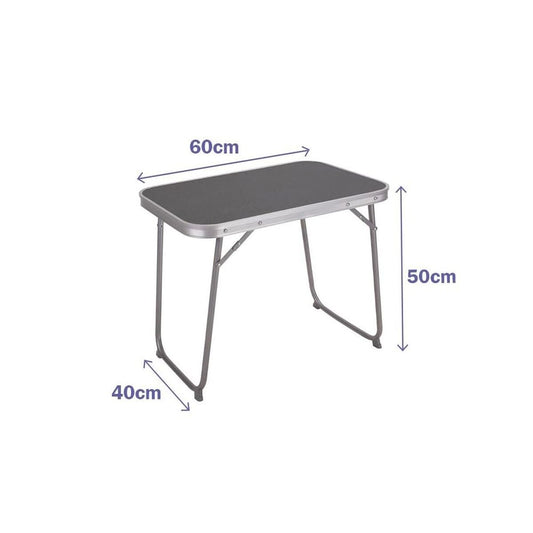 Table Klapptisch Marbueno Grau 60 x 40 x 50 cm