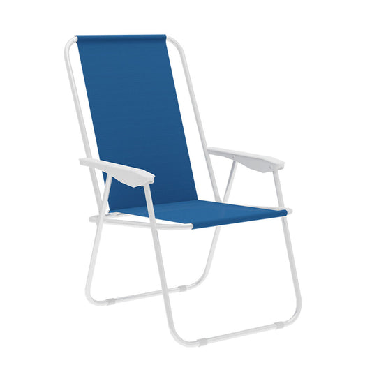 Gepolsterte Campingstuhl Marbueno Blau 59 x 83 x 51 cm