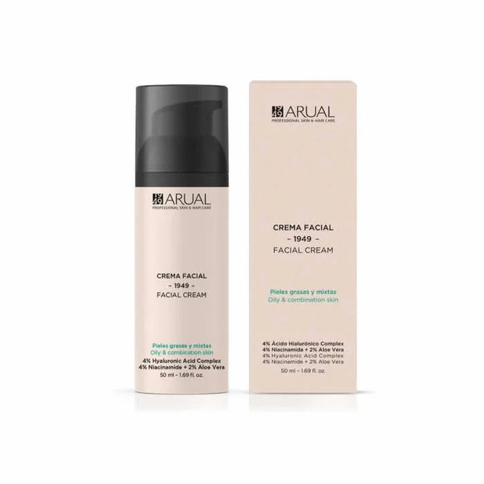 ARUAL ARUAL Crema Facial Cream für fettige und Mischhaut 50 ml Creme