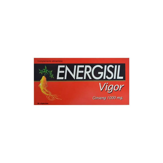 ENERGISIL ENERGISIL Energisil Vigor 1000 mg 30 Kapseln Nahrungsergänzungsmittel Kosmetik