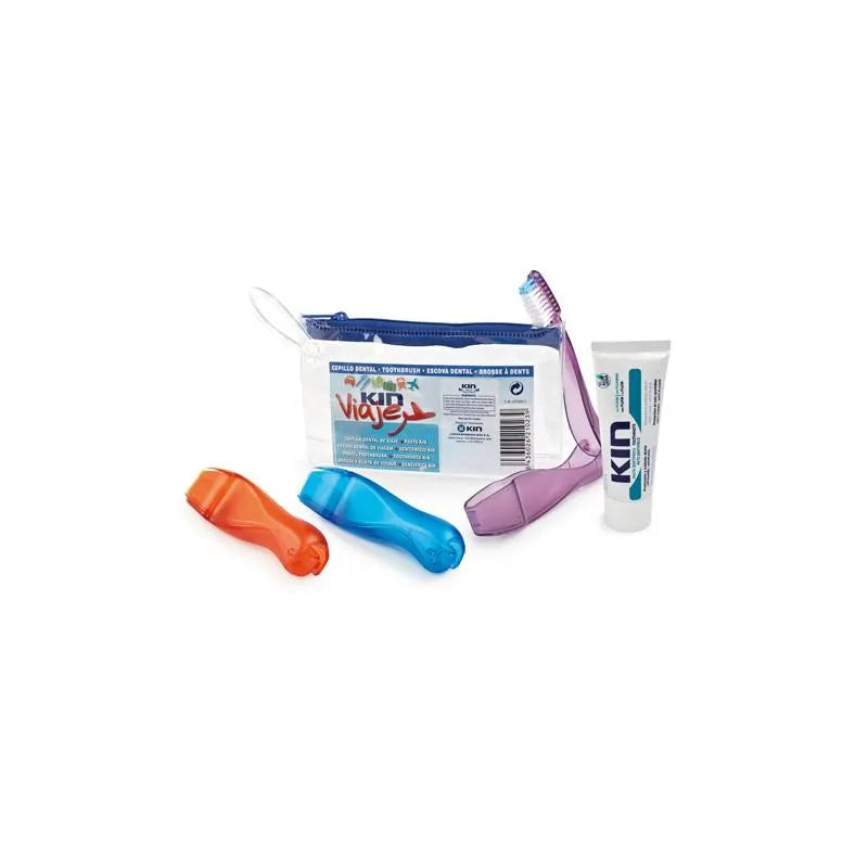 KIN KIN Travel Zahnbürste mit Zahnpasta 25 ml Set Kosmetik