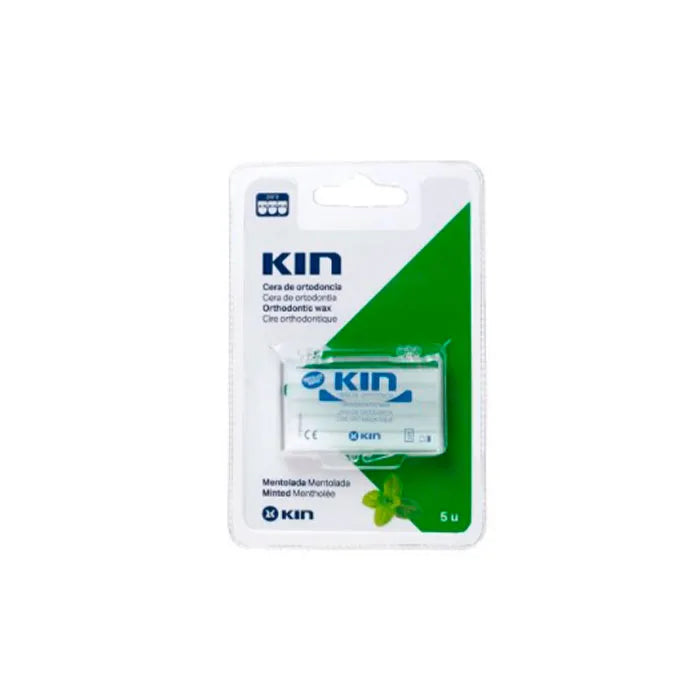 KIN KIN Orthodontic Wachs mit Menthol 5 Stück Kosmetik