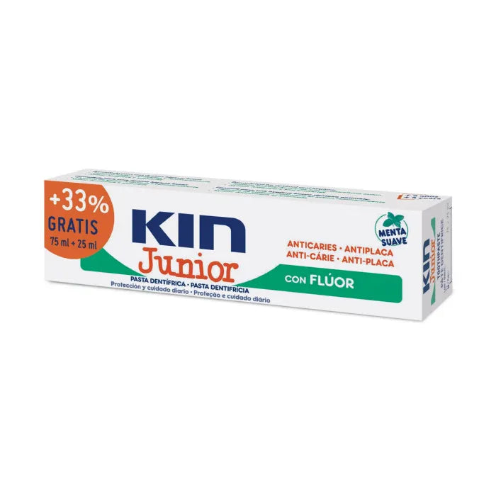 KIN KIN Junior Milde Minze Zahnpasta 75 ml plus 25 ml Kosmetik