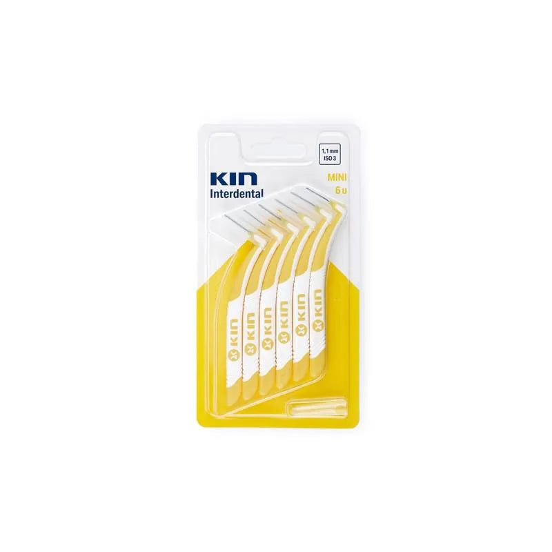 KIN KIN Interdentalbürsten Mini 1,1 mm 6 Stück zur Zahnzwischenraumreinigung Kosmetik