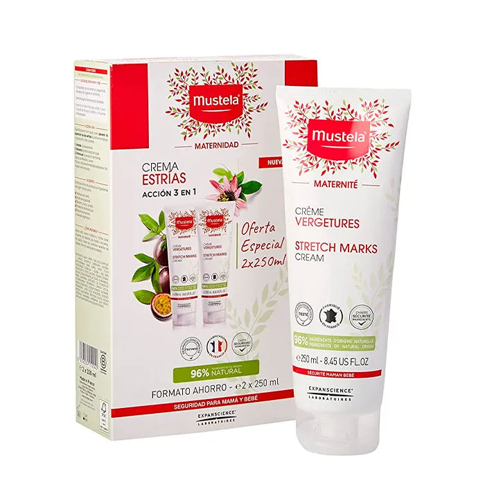 MUSTELA Mustela Creme zur Vorbeugung von Dehnungsstreifen 2 x 250 ml