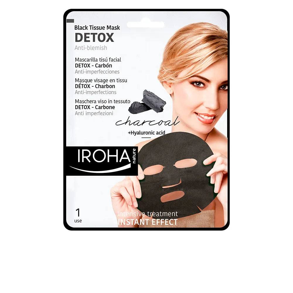 IROHA NATURE IROHA NATURE Detox Black Tissue Mask 1 Einheit Gesichtsmaske Kosmetik