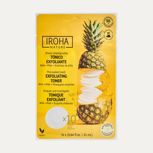IROHA NATURE IROHA NATURE Peeling-Toner Pads vorgetränkt 10 Stück Kosmetik