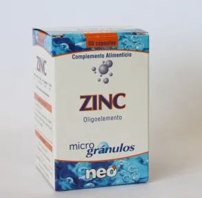 NEO NEO Microgranulos Zinc 50 Kapseln Nahrungsergänzungsmittel Kosmetik