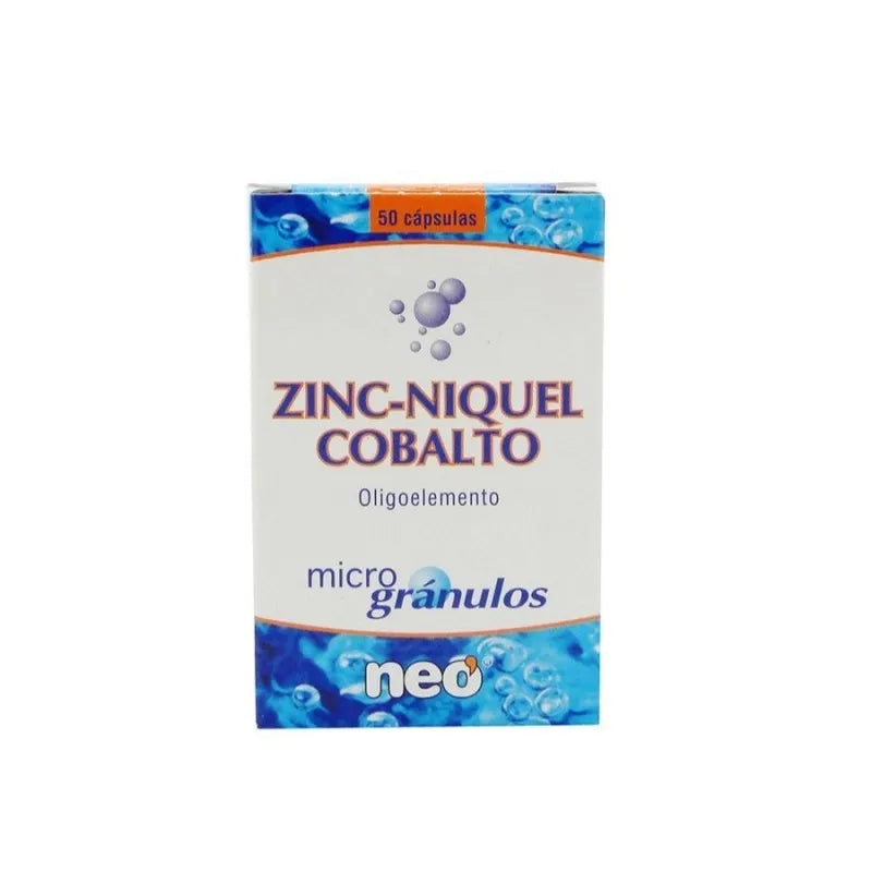 NEO NEO Microgranulos Zinc Niquel Cobalto Kapseln 50 Stück Kosmetik
