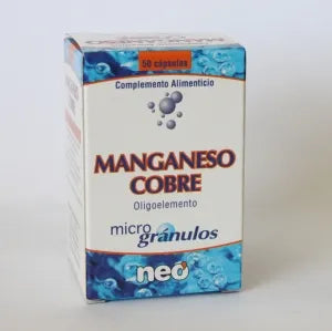 NEO NEO Microgranulos Manganeso Cobre 50 Kapseln Nahrungsergänzung Kosmetik