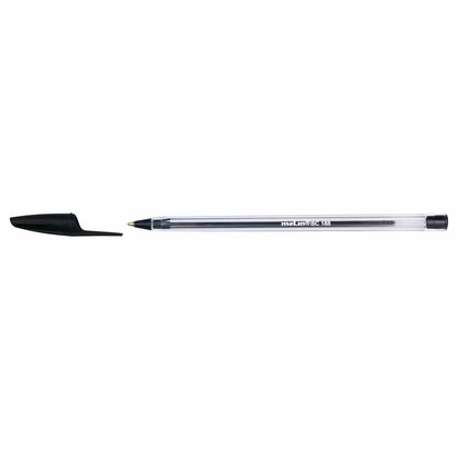 Molin BC188 Kristall Kugelschreiber schwarz 1 mm, 50 Stück – Detailansicht