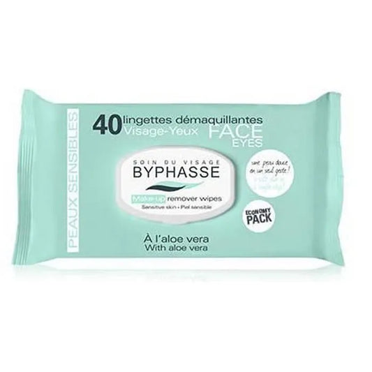BYPHASSE BYPHASSE Make-up Entferner Tücher Aloe Vera Sensitive Skin 40 Stück