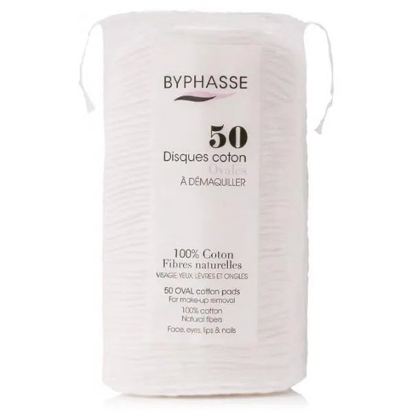 BYPHASSE BYPHASSE Abschminkpads Oval aus Baumwolle 50 Stück Kosmetik