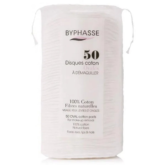 BYPHASSE BYPHASSE Abschminkpads Oval aus Baumwolle 50 Stück Kosmetik